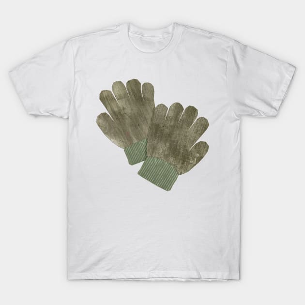 Gloves T-Shirt by Babban Gaelg